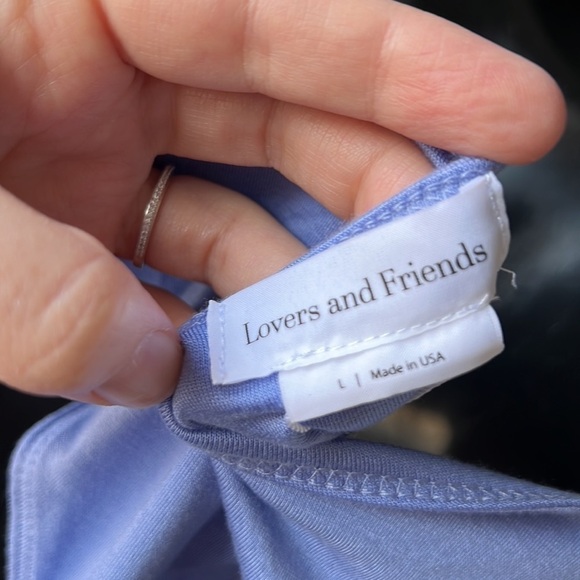 REVOLVE LOVERS + FRIENDS Powder Blue Isabel Bodysuit NWT Size Large - Picture 7 of 7